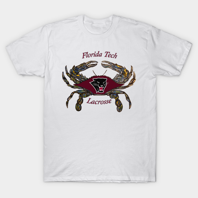 Florida Tech lacrosse crab maroon Florida Tech Lax TShirt TeePublic